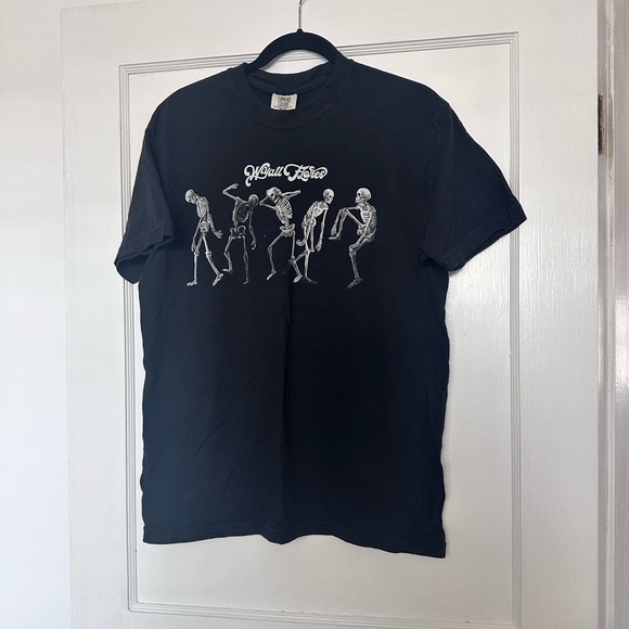 Comfort Colors Tops - Wyatt Flores Black Skeleton T-Shirt